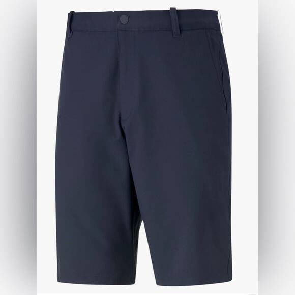 Mens Puma Dealer Golf Shorts Navy Size 38 - Picture 1 of 13